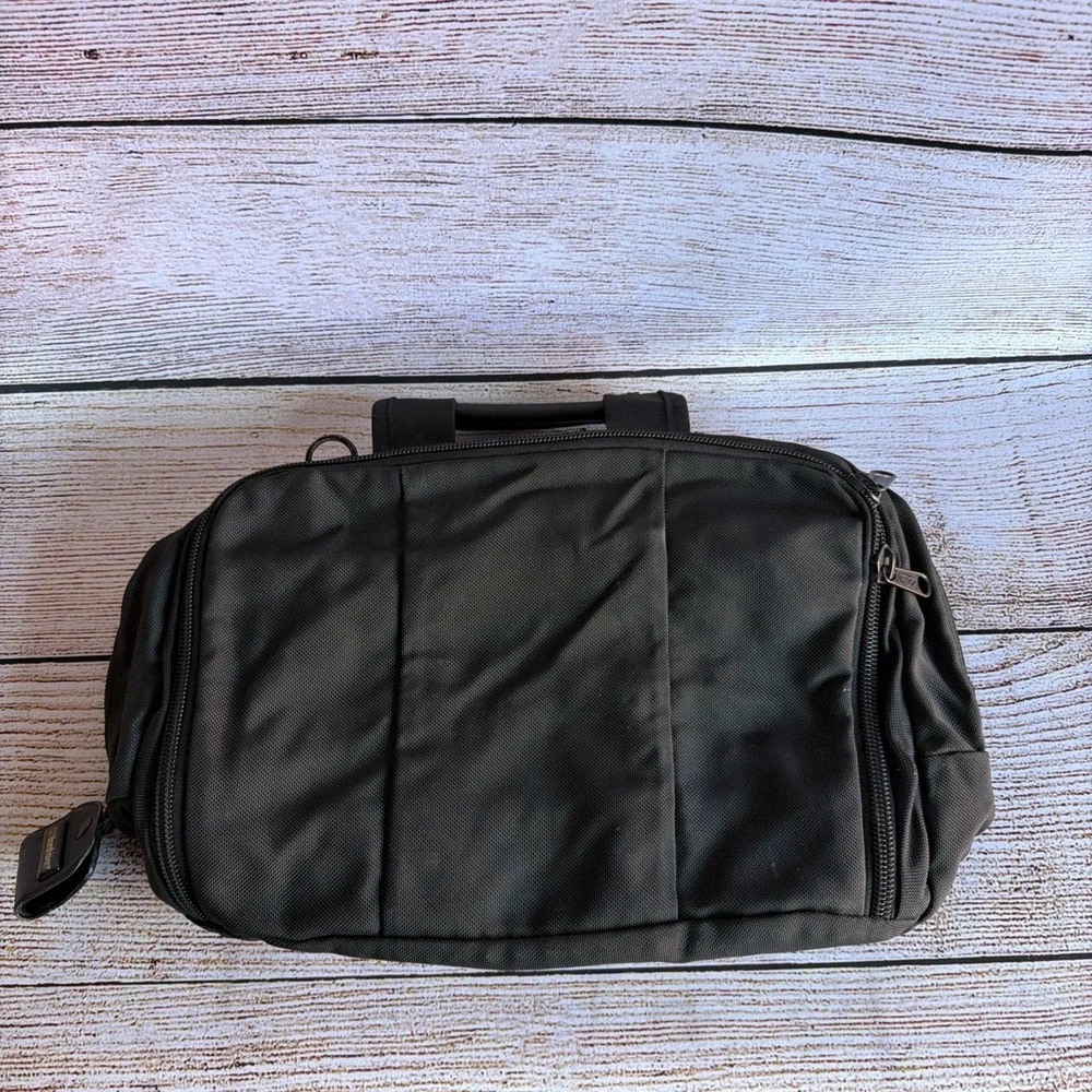 Brenthaven Black Laptop Messenger Bag Briefcase Padded Work Travel 14x10